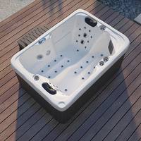 Bain à remous jacuzzi extérieur 2 personnes avec gazebo de jardin Balboa – Luxe, acrylique, massage, bain à bulles sexy – En promotion