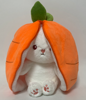 Juguetes de Peluche Suaves al por Mayor, con Logotipo Personalizado, Conejo Adorable, Animal de Peluche, Muñeco de Conejo con Fresa y Zanahoria, para Regalo Infantil, Venta al por Mayor