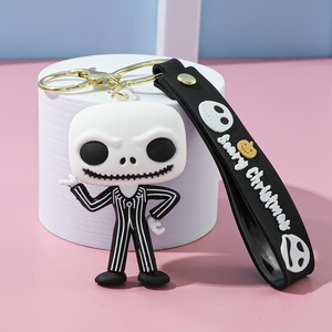 Llavero <span class=keywords><strong>de</strong></span> Navidad 2026 más vendido: Muñeco <span class=keywords><strong>de</strong></span> dibujos animados <span class=keywords><strong>de</strong></span> estilo personal para organizar llaves, ¡Antes del Pesadilla! - Product Image 3
