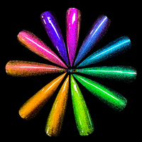 Großhandel Chrom Hypershift Chamäleon Farbpigment 18 Farben Kosmetikqualität Glitzerflocken Chamäleon Mica-Pulver