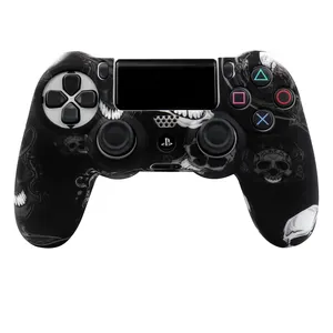 PS4模拟棒盖批发价迷彩硅胶盒游戏保护控制器