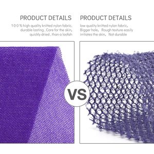 Wholesale Custom All Natural Long Simple <b>Body</b> Use Water Absorption Double-sided Exfoliating Nylon Belt Quick-dry Washcloth - Product Image 6
