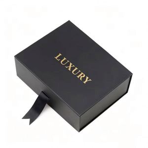 Boîte d'expédition pour bijoux avec fermeture magnétique sécurisée et insert en mousse pour protéger les bagues, les colliers et les bracelets en transit - Product Image 3