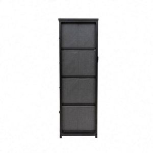 Commode autoportante moderne en tissu pour salon, durable, avec panneaux en MDF et acier inoxydable, en pin, disponible en plusieurs couleurs - Fournisseur en gros - Product Image 4