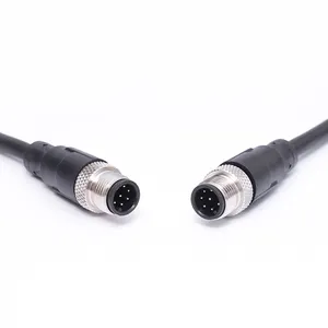 M8 Waterproof Aviation Connector With Wire Straight Head 8-pin With Wire Aviation Plug Proximity Switch Connection Wire