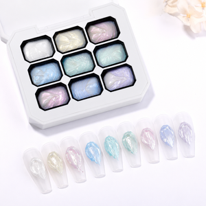 Abrltino <span class=keywords><strong>Serie</strong></span> Estiva Words: Gel UV Non Tossico per Unghie, Lunga Durata, 9 Colori Sfumati, per Nail Art Fai-da-te, Ingrosso - Product Image 2