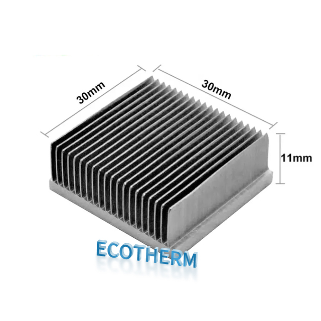 Custom Cnc Heatstick Electronic Aluminum Extrusion Profiles Skived Fin Heat Sink Radiators Heat Pipe Heat Sink Peltier