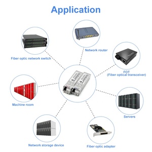 Oem ODM 10 gam kép/sợi đơn 1270/1330nm 1310/1550nm 20km SM LR SFP + mô-đun Tương thích với KHÁC NHAU thương hiệu chuyển đổi thu phát - Product Image 5