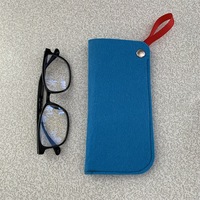 Étui à lunettes portable multicolore en feutre, pochette souple en tissu pour lunettes, étui à lunettes en feutre, sac à lunettes, étui d'emballage pour lunettes de soleil