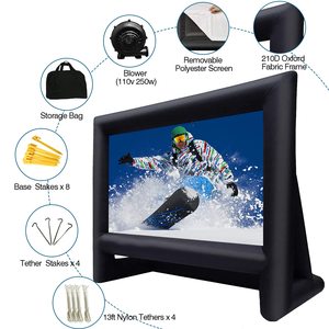 カスタムサイズインフレータブルプロジェクタースクリーン屋外シネマイベント空気注入映画スクリーンモデル - Product Image 3