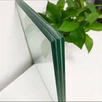 Verre feuilleté laminé personnalisé PVB 6,38 mm 8,76 mm Verre feuilleté trempé pour fenêtre de bâtiment Garde-corps