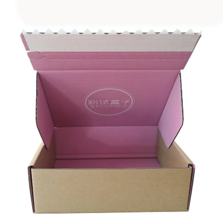 풀 컬러 인쇄 A4 A5 눈물 골판지 접는 상자 골판지 우편 상자 사용자 정의 자기 씰링 메일 링 상자