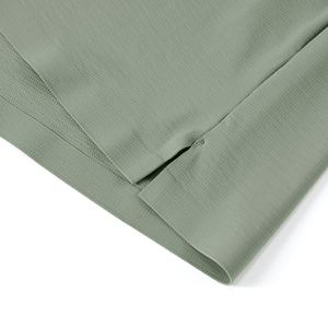 Camiseta de Verano Disan de Tela Arrugada, 79.2% Nailon, 20.8% Elastano, con Dobladillo Dividido, Personalizable con Logotipo OEM, Cuello Redondo, Lisa - Product Image 4