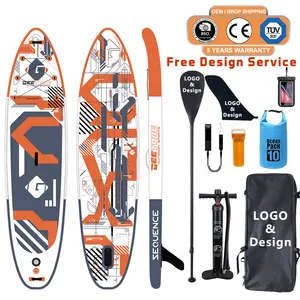 Geetone 2023 nuovo Design Fire Dragon 11 piedi gonfiabile Sup Surf Paddle Board tavola morbida tavola da Surf per i giovani