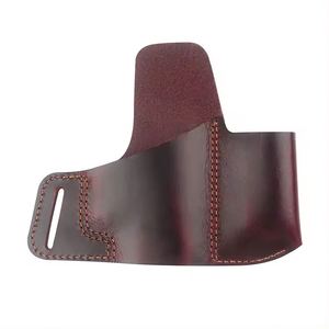 Holster tactique d'extérieur en cuir de vachette pour chargeur G17, dissimulé, à extraction rapide, pour ceinture - Product Image 2