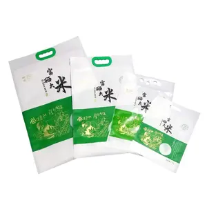 Sachet imprimé personnalisé de qualité supérieure, 50kg, 1kg, 2kg, 5kg, 25kg, emballage en plastique pour chèvre PP, sac d'emballage de riz, bouteille dans un sac alimentaire