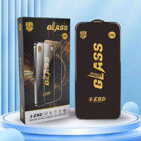 Protecteur d'écran trempé de téléphone portable esd pour Xiaomi Redmi Note 13 oppo OG verre tamisé pour Iphone 11 14 PRO 12 15 PLUS