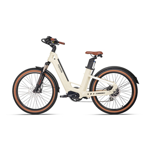 Bicicleta Eléctrica Ligera de Fibra de Carbono, Batería de 48V 19.2AH, Bicicleta Urbana con Cesta - Product Image 6