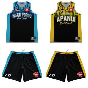 قميص وشورت كرة سلة مخصص بتصميم ماوري، زي فريق كرة السلة القبلي النيوزيلندي المخصص، قميص وشورت كرة سلة مطبوع حسب الطلب - Product Image 2