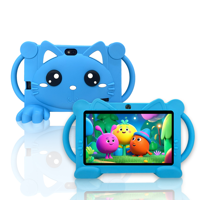 7-Inch High-Definition Anti-Fall Android Tablet for Kids Quad Core Parental Control MTK Processor 2GB Memory-New for Holidays