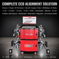 Aligneur de roues GATmatic GA-200 CCD à 8 capteurs, haute précision, alignement interchangeable, étanche, 10-24 pouces, atelier, certifié CE