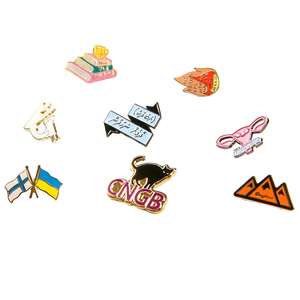 Factory Direct Enamel <b>Pins</b> Bulk Custom Shaped Zinc Alloy Brooch Soft Hard Enamel Lapel Badge for Promotion - Product Image 4