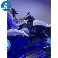 Simulateur de conduite VR pour enfants, machine de jeu de course d'intérieur en aluminium, acier et bois, équipement d'arcade pour centre commercial et parc d'aventure