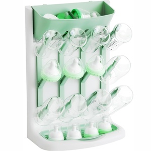 Plastic Wall-Mounted Non-Folding Multi-Layer Inverted Drain <strong>Rack</strong> <strong>Storage</strong> <strong>Rack</strong> for Baby <strong>Bottle</strong> Nipple Drying Household Use - Product Image 6