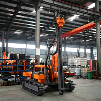 Foreuse DTH sur chenilles haute efficacité avec alimentation hydraulique stable pour le forage en profondeur et le dynamitage de carrières