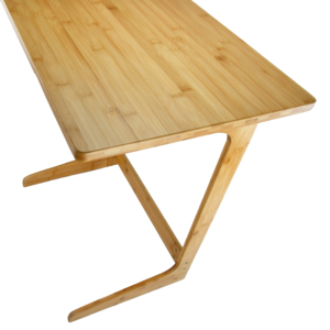 Mesa de sofá mesa de <span class=keywords><strong>TV</strong></span> mesa de ordenador portátil final, escritorio de aperitivos de bambú para cama de café comer escritura lectura sala de estar - Product Image 5