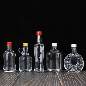 50ml 120ml 150ml <strong>175ml</strong> Customize Glass Mini Alcohol <strong>Bottles</strong> Whisky Wine <strong>Liquor</strong> Shot Ron <strong>Bottle</strong> Food Grade Juice Milk <strong>Bottle</strong> - Product Image 1