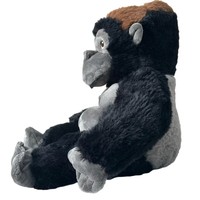 Fabricant personnalisé de haute qualité mignon vente chaude en peluche noir gris gorille poupée grand singe poupée cadeau OEM jouets en peluche