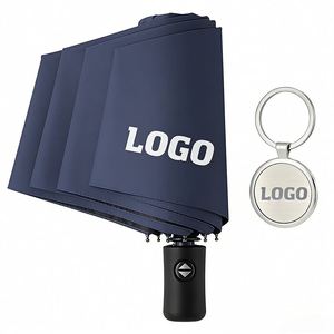 Wholesale 3 <b>Folding</b> Umbrellas for Promotional Business Gift Automatic Umbrellas with Custom Logo - Product Image 1
