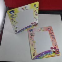 Cadre photo en papier de 6 pouces avec support de table, personnalisable pour la publicité, la promotion, les événements, les cadeaux, avec impression couleur et logo, de forme spéciale