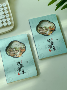 Tùy chỉnh nghệ thuật đặc biệt bìa giấy thành phần máy tính xách tay 19.5*13cm với dễ thương chết cắt cửa sổ trên bìa - Product Image 4