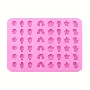 Moule en silicone à 48 cavités en forme de goutte de nuage pour bonbons gélifiés, bac à glaçons, bonbons OEM/ODM - Product Image 3