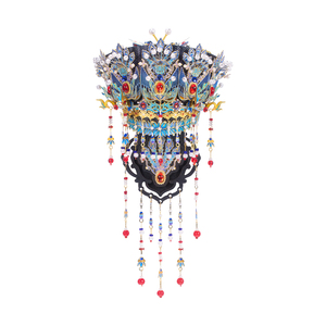 Đồ chơi xếp hình 3D vương miện Phượng hoàng của Bảo tàng Cung điện, phong cách truyền thống Trung Hoa, lắp ráp bằng kim loại, tự làm, nam châm dán tủ lạnh - Product Image 1