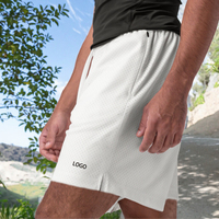 Shorts de sport décontractés pour hommes XMAMLON, en toile tissée double couche imperméable, 100% polyester, respirants, pour la course à pied et la plage