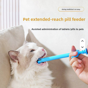 Dispenser di Pillole per Cani a 2 Pezzi in Materiale PP, Pratico Erogatore Manuale di Pillole per Cani e Gatti di Taglia Grande - Product Image 5