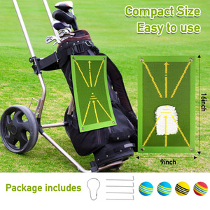 <b>Golf</b> Swing <b>Mat</b> With Sequin Impact Mark Direction Detection For Practice Training Aid - Product Image 4