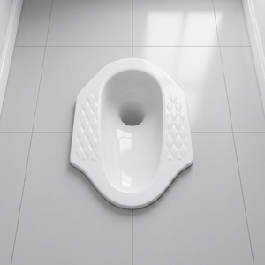 VIstaar-sartén sanitaria semitrampa para baño, baño blanco, para sentadillas, baño de Tailandia, Tailandia, Vietnam - Product Image 4