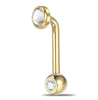 Astm f 136 Titane Christina Vertical Piercings Gem Vagin Piercings Génital VCH Body Jewelry Piercing
