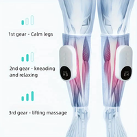 Compresseur d'air pour la relaxation musculaire, massage des jambes pour la circulation, compression d'air, chaleur électrique, appareil de massage des mollets