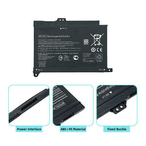 Gran oferta de batería para portátil BP02XL 7,7 V 41Wh para <span class=keywords><strong>HP</strong></span> <span class=keywords><strong>Pavilion</strong></span> <span class=keywords><strong>15</strong></span> <span class=keywords><strong>15</strong></span> Touch <span class=keywords><strong>PC</strong></span> <span class=keywords><strong>15</strong></span>-AU <span class=keywords><strong>15</strong></span>-AW 15T-AW Series, 2, 1, 2, 2, 1, 2, 2, 2 - Product Image 2