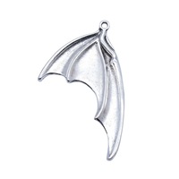 32x 53mm 5g Pendentif ailes de dragon multicolore en fer électroplaqué, accessoires DIY pour le commerce extérieur, vente en gros pour fabricants