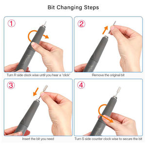 เครื่องตะไบเล็บไฟฟ้าแบบไมโครมอเตอร์ 50000 รอบต่อนาที สำหรับเล็บอะคริลิก เจลเล็บ ทำเล็บมือ เล็บเท้า รุ่น G800 XM - Product Image 3