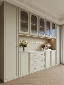 Modern Luxury MDF Wood <b>Sideboard</b> Cabinet <b>for</b> Home <b>Kitchen</b> Living Room Hotel Dining Room Home Bar with Storage Features - Product Image 4