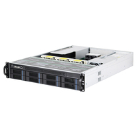 Servidor de Almacenamiento en Rack 2U de 8 Bahías de Alto Rendimiento con Xeon Silver 4316 de 20 Núcleos a 2.3GHz, RAID, Fuente de Alimentación Redundante de 550W/800W, en Stock