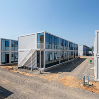 Maison préfabriquée TOPPRE, maison conteneur détachable, maison modulaire préfabriquée, isolée, résistante aux intempéries, pour parc industriel, chantier, projet