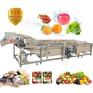 Laveuse à bulles commerciale pour fruits et légumes en acier inoxydable – Machine de nettoyage pour la restauration et la livraison - Product Image 3